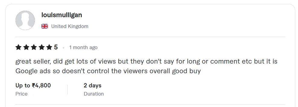 Customer review 5